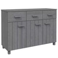 vidaXL HAMAR Sideboard Bar Buffet Console Cabinet with Drawers Solid Wood Pine