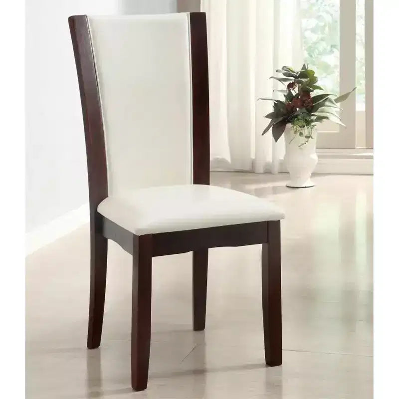 Lot de 2 chaises d'appoint rembourrées en similicuir Simple Relax