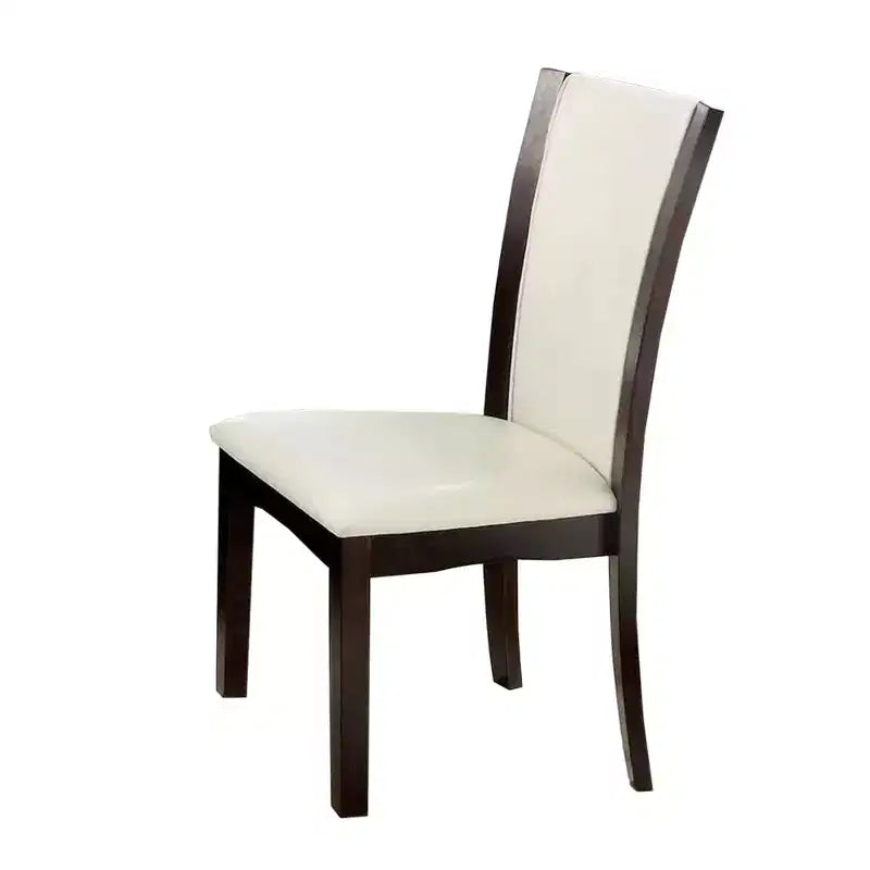 Lot de 2 chaises d'appoint rembourrées en similicuir Simple Relax