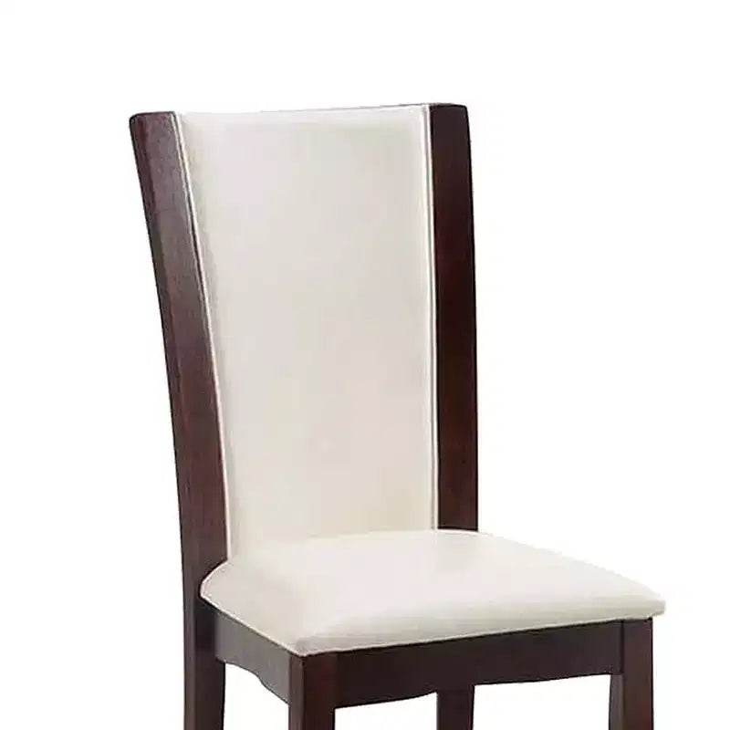 Lot de 2 chaises d'appoint rembourrées en similicuir Simple Relax