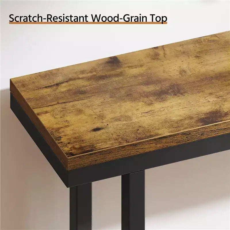 Table console extensible de 71 po pour couloir, salon