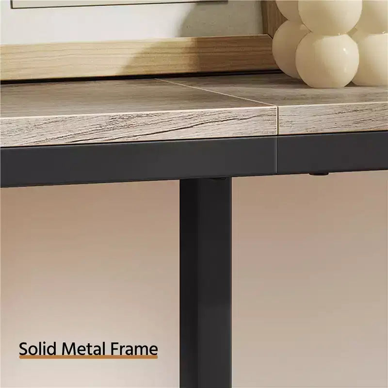 Table console extensible de 71 po pour couloir, salon