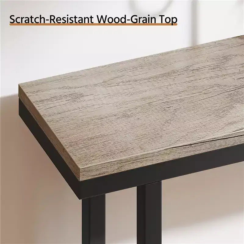 Table console extensible de 71 po pour couloir, salon