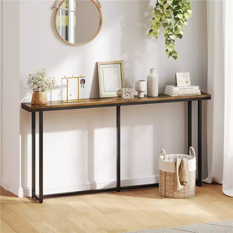 Table console extensible de 71 po pour couloir, salon