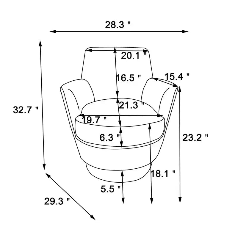 Fauteuil pivotant de luxe en velours, fauteuil d'appoint rotatif silencieux à 360° avec base dorée pour salon, chambre, bureau
