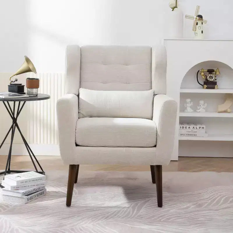 Fauteuils d'appoint pour chambre, Fauteuil d'appoint moderne du milieu du siècle, Chaises en tissu Teddy Fauteuil de lecture confortable, Fauteuils de salon