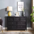 Commode moderne à 7 tiroirs, Armoire à 7 tiroirs, Commode de rangement pour vêtements, Meuble de rangement pour salon