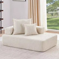 Whisen Oversized Modular U Shaped Sectional Sofa - Beige