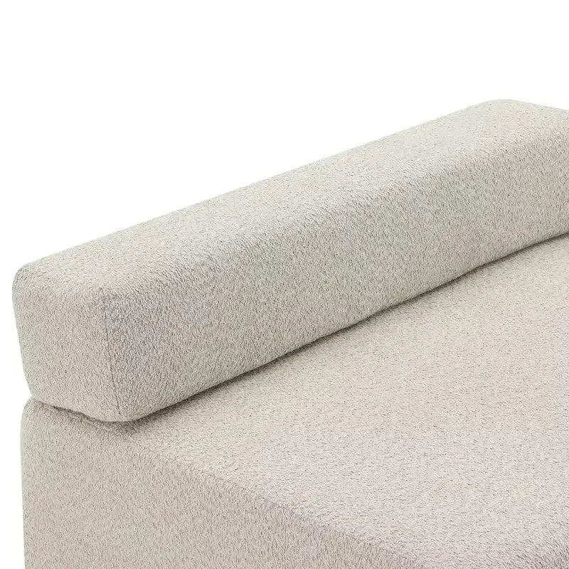Canapé d'angle modulable en U surdimensionné - Beige