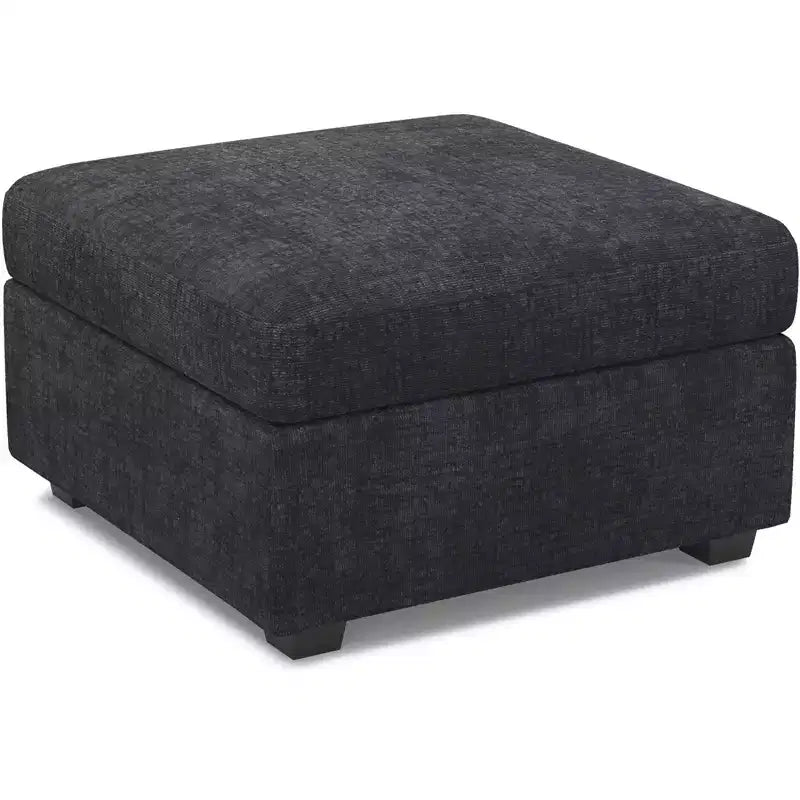 Module Ottoman Chenille - Repose-Pieds de Rangement Modulaire avec Tissu Doux pour la Peau et Conception à Installation Rapide