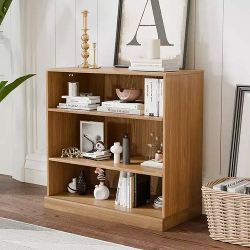 31*31*16 Wood Accent Sideboard Cabinet, Storage Organizer with Adjustable Shelves for Kitchen Bedroom Living Room Dinning Room