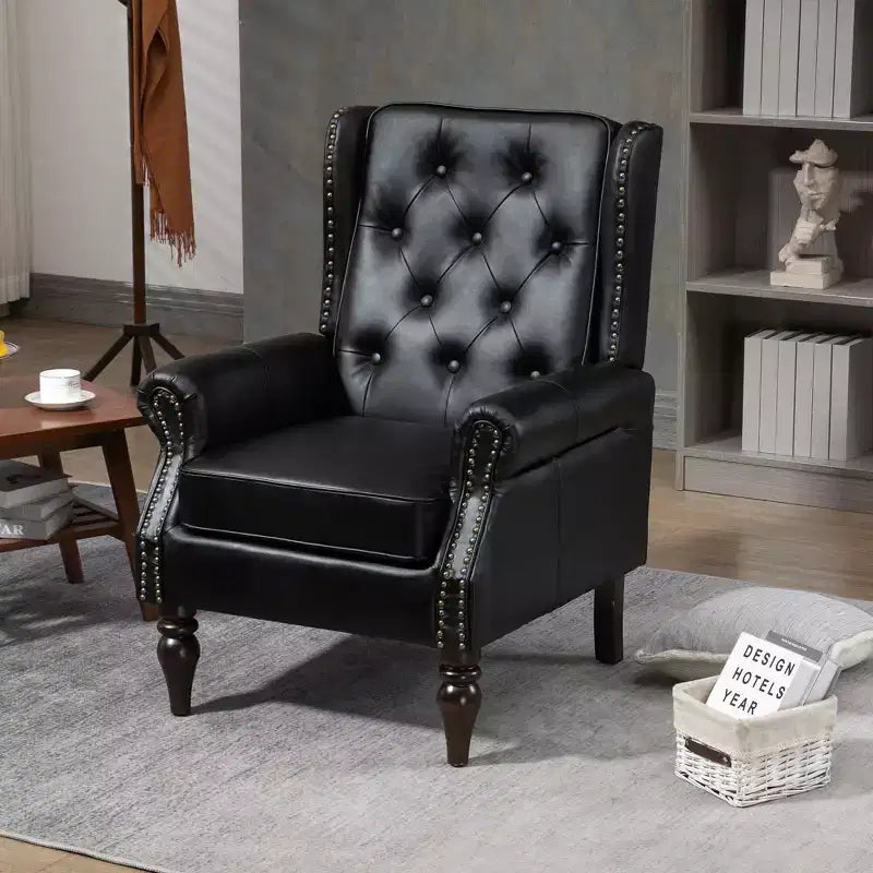 Okak Modern Upholstered Arm Accent Chair with Sturdy Wood Legs,Comfy Lounge Chair for Living Room,Bedroom