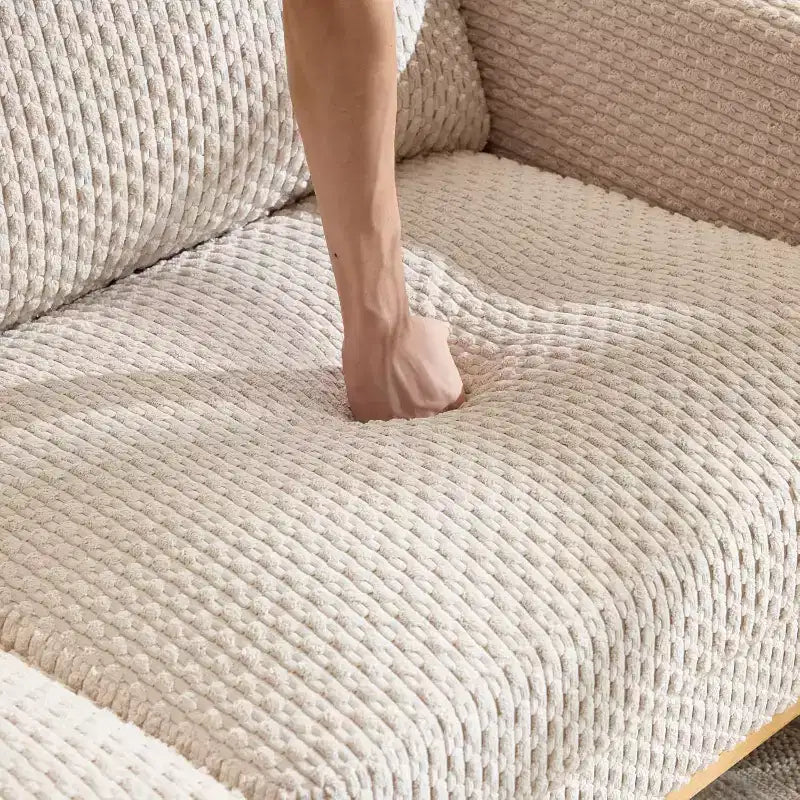 Causeuse confortable mi-siècle de 173 cm, canapé deux places avec support à ressorts et structure en bois massif, petit canapé en tissu velours côtelé