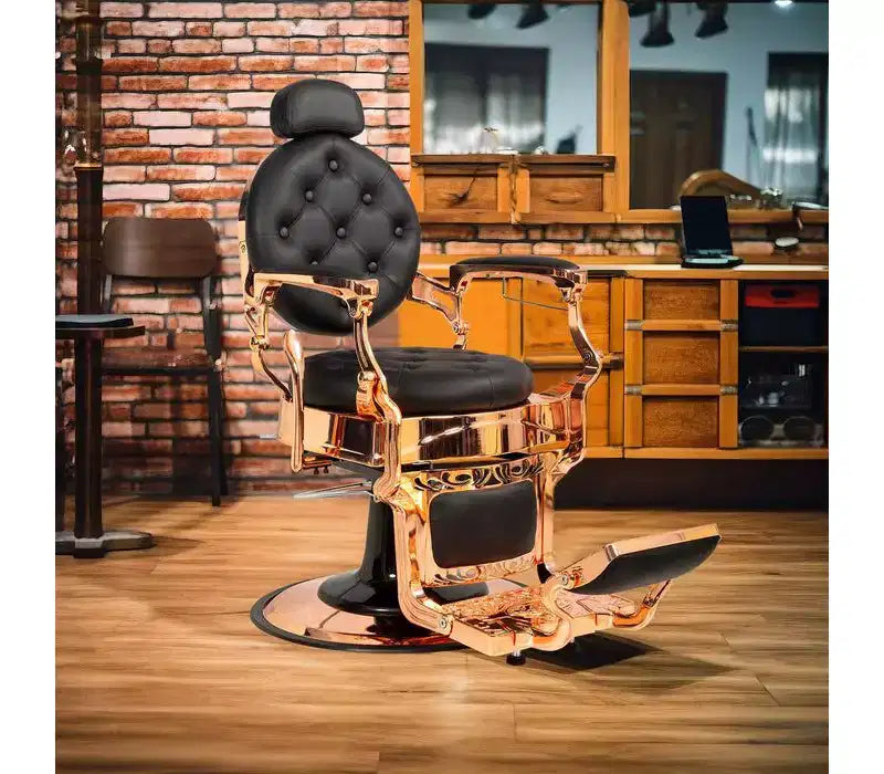 Karl Home Vintage Style Heavy Duty Hydraulic Recline Barber Chair