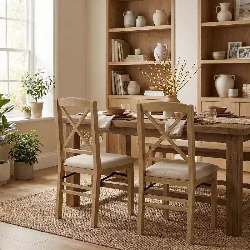 Chaises Pliantes de Salle à Manger Lot de 2 avec Assise Rembourrée, Chaises Pliantes pour Cuisine, Salle à Manger, Petit Espace, Chaises d'Appoint Gain de Place