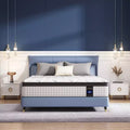Kescas Premium 12 inch Medium Firm Hybrid Mattress - Compatible with Platform Bed, Box Spring, or Slat Base