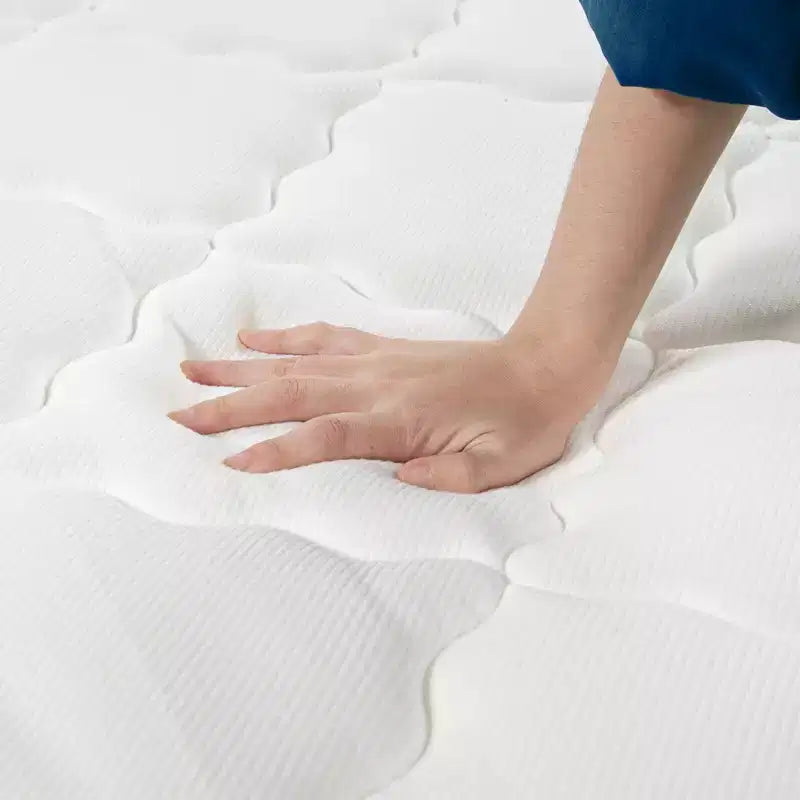 Matelas hybride haut de gamme de 12 pouces, fermeté moyenne - Compatible avec les lits plateformes, sommiers tapissiers ou à lattes