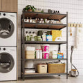 5 Tier Heavy Duty Storage Shelves, Adjustable Metal Garage Shelving Unit, 72'' H, 2200 lbs Capacity