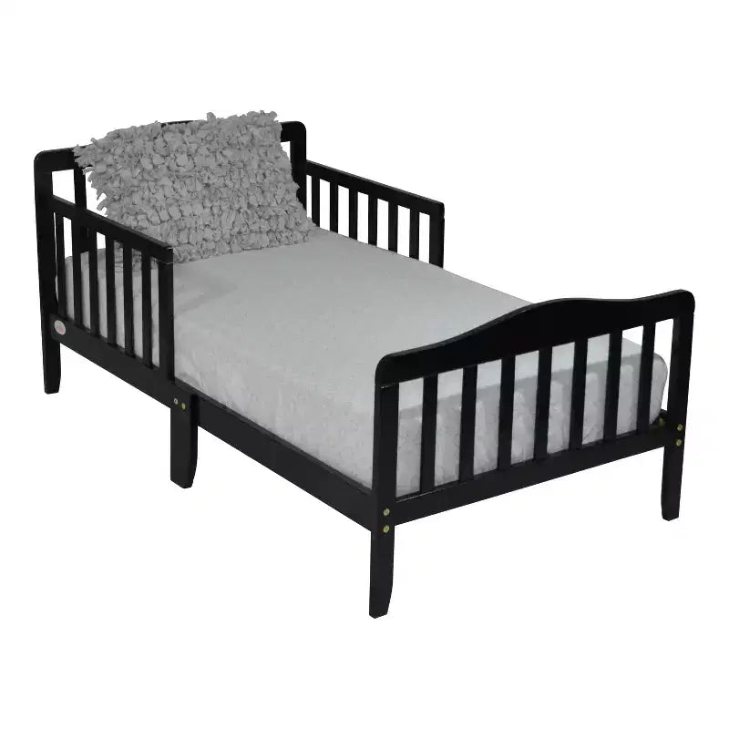 Lit de bébé moderne en bois avec barrière de sécurité