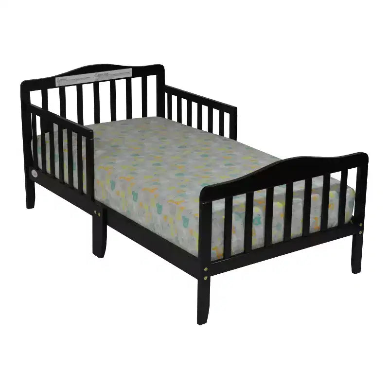 Lit de bébé moderne en bois avec barrière de sécurité
