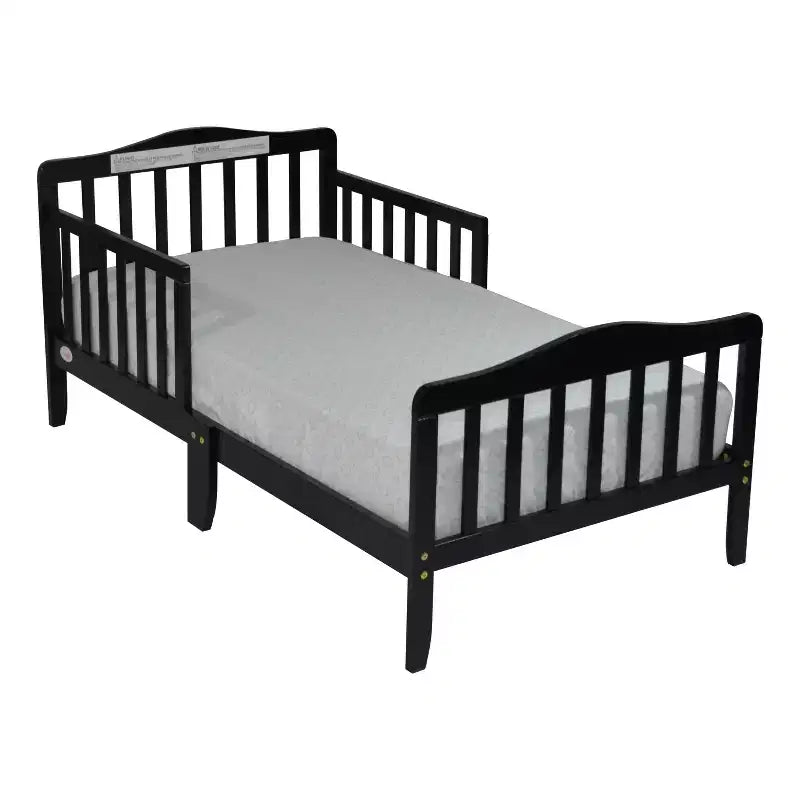 Lit de bébé moderne en bois avec barrière de sécurité