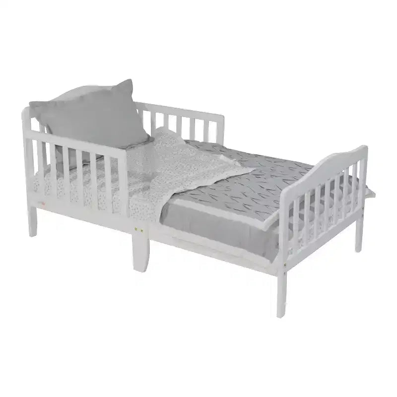 Lit de bébé moderne en bois avec barrière de sécurité