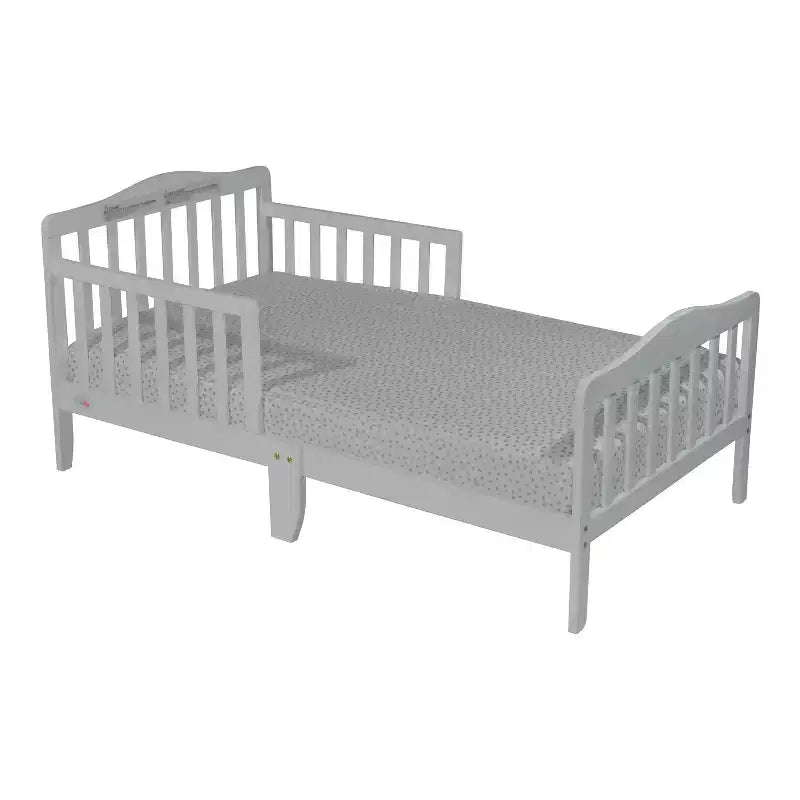 Lit de bébé moderne en bois avec barrière de sécurité