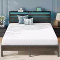 Greenstell Adult 6 Inch Cooling Gel Memory Foam Mattress, Bamboo Charcoal Support Foam, Medium Firm